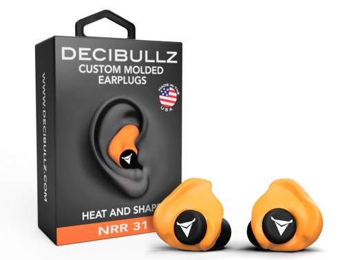 Decibullz Kuulosuojain Oranssi - Kuulosuojaimet ammuntaan - PLG1-ORG - 1