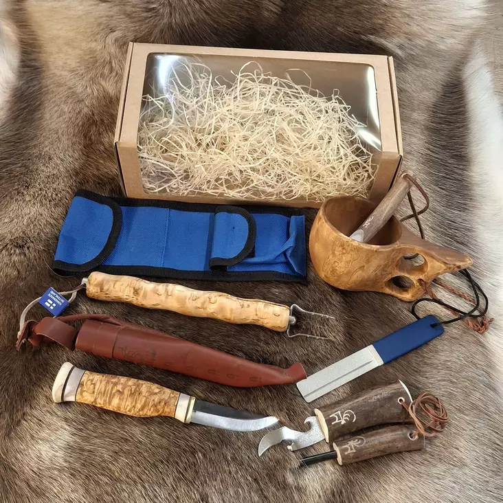 Wood Jewel Erämiehen lahjasetti - Puukot retkeilyyn - 51WJ - 1
