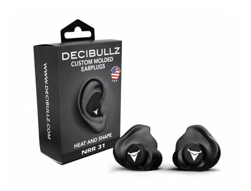 Decibullz Kuulosuojain Musta - Kuulosuojaimet ammuntaan - PLG1-BLK - 1