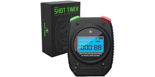 M1A2 W+ Timer Ajanottolaite Musta - Tarvikkeet rata-ammuntaan - M1A2W-BK - 1