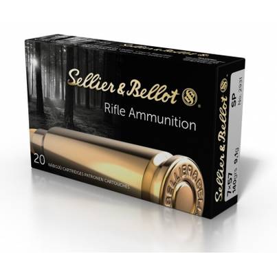 S&B 7x57 SP 9,1g 20kpl - Kiväärin patruunat Muut Kaliiperit - 8590690340668 - 1