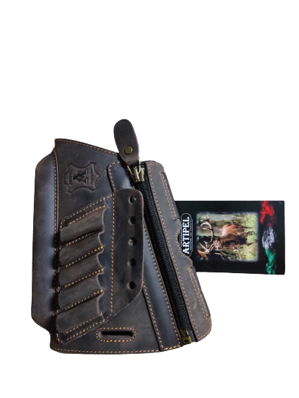 Artipel Nahkainen poskipakka patruunapidikkeellä - Muut kiväärin lisävarusteet - ARD02RPTR - 1