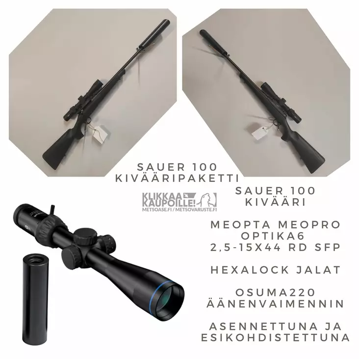 Sauer 100 Classic XT .308Win Kivääripaketti - Kiväärit .308 Win - SA100CXT308-pkt - 1