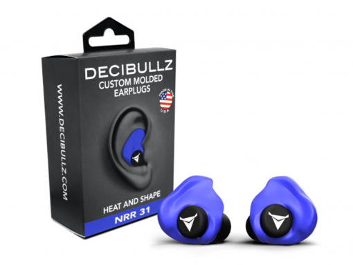 Decibullz Kuulosuojain Sininen - Kuulosuojaimet ammuntaan - PLG1-BLU - 1