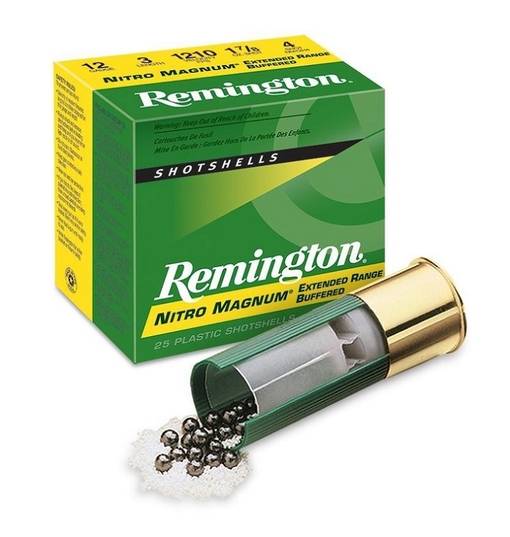Remington Nitro Magnum 12/76 52g Haulikon Patruuna 25kpl - Lyijyhaulit - C26682U - 1